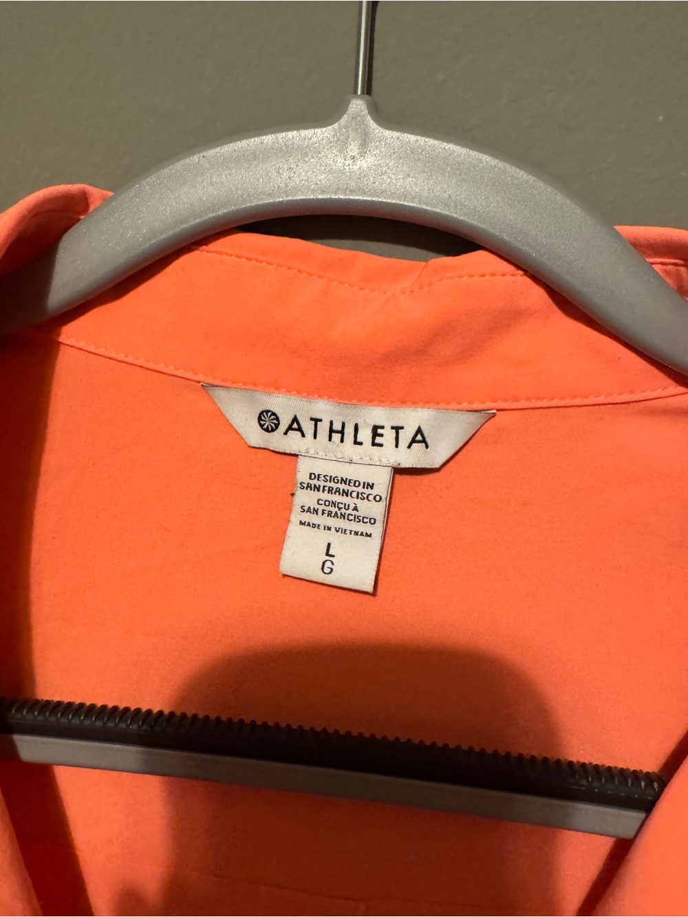 Athleta Bright Coral Active Top